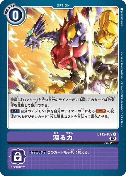 BT12-109 滾る力